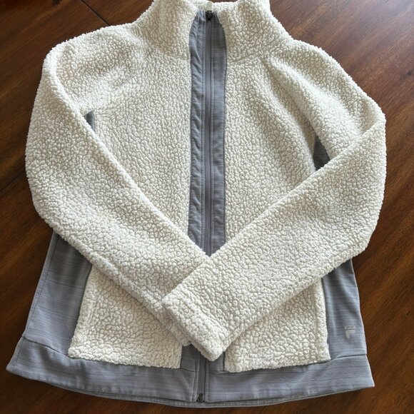 FILA Zip Up Fleece Teddy Jacket, Sport Tru-Warm Sz M - Picture 1 of 5